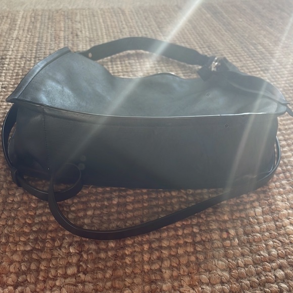 FINAL 💓💓 Black Leather ALL SAINTS Bag - cross body AND over shoulder ✨ - Picture 8 of 8